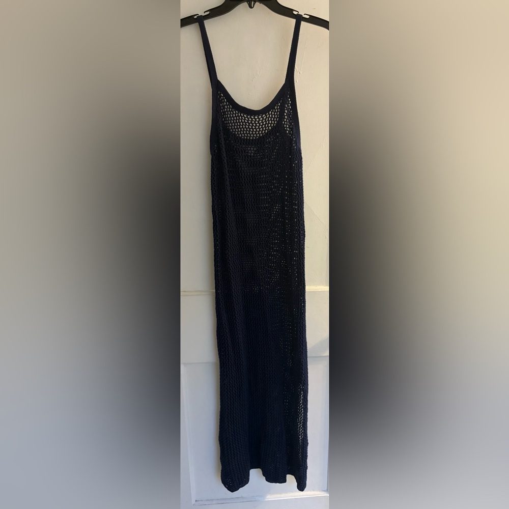 Aerie Crochet 100% Cotton Maxi Dress/Cover Up Size Medium